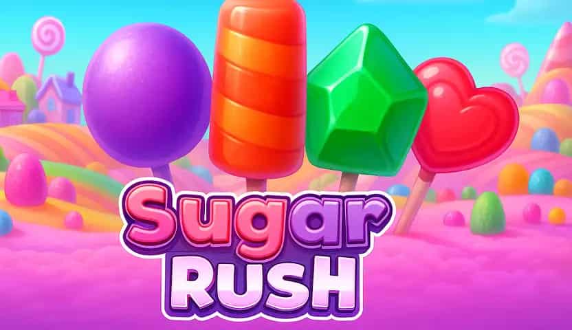 Slot Sugar Rush con pagos por clusters y giros gratis